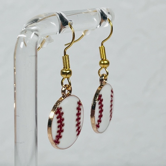 Baseball Earrings - Picture 2 of 8